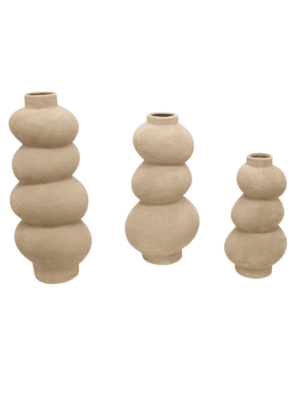 ואזה בעיצוב נורדי - טרקוטה בגוון סהרה