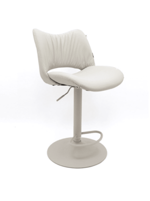 זוג כיסאות בר מתכווננים בגוון בז'