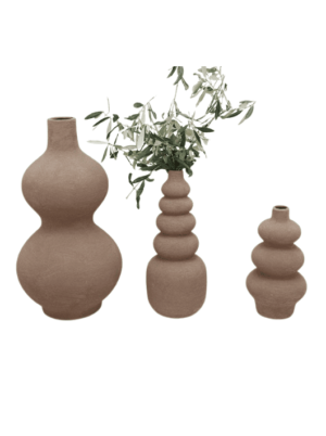 כד טרקוטה מעוצב דגם LUMINA - גוון מוקה