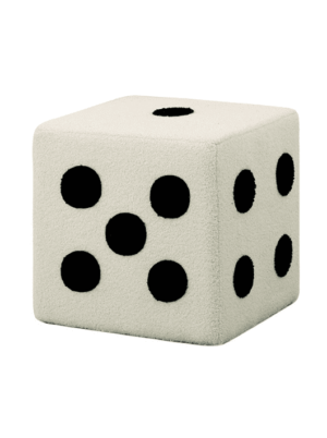 הדום לחדר שינה בעיצוב קובייה בצבע לבן