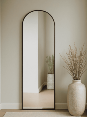 מראת גוף קשת מסגרת מתכת שחורה