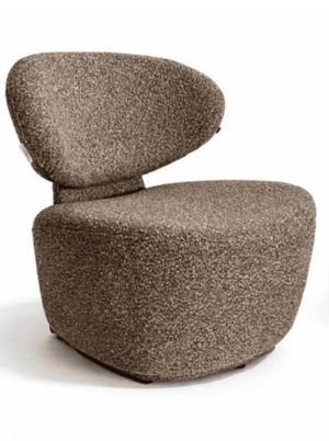 כורסא מעוצבת בסגנון מינימליסטי מבד טקסטיל- דגם Stone