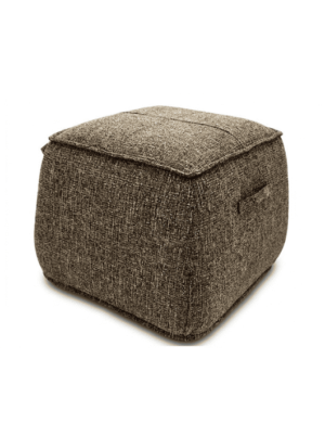 הדום לסלון דגם טרפז בגוון חום