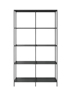 כוורת מתכת שחורה דגם Duplex
