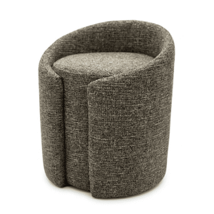 הדום ישיבה עגול דגם Milano - גוון חום